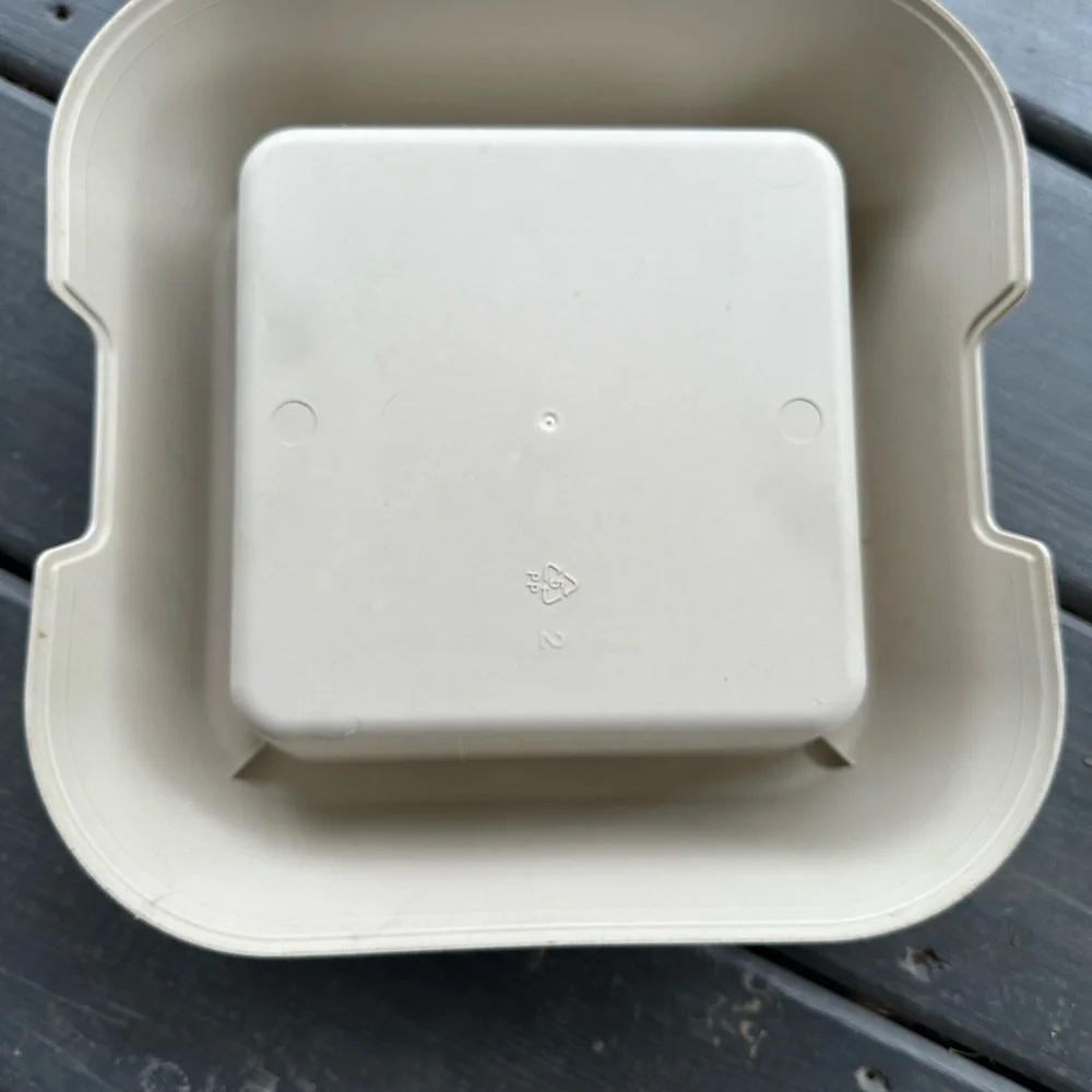 Beige dog bowl- water/food!